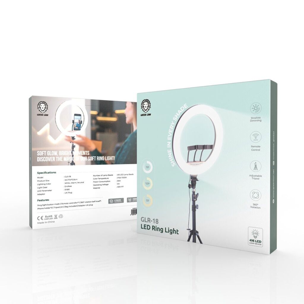 GREEN LİON LED RİNG LİGHT 18 İNCH (GLR-18)