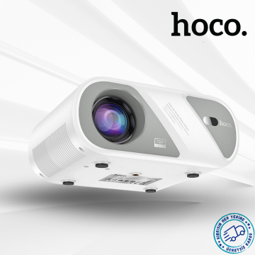 HOCO HD Ready DT2 Projector White Android Wi Fi Bluetooth 720P