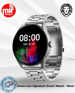 Green Lion Signature Smart Watch - Silver