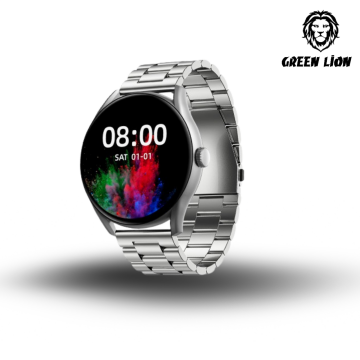 Green Lion Signature Smart Watch - Silver
