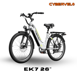 EK7 CYBERVELO 26''  cup 80 Miles 28Mph (ELEKTİRİKLİ BİSİKLET)