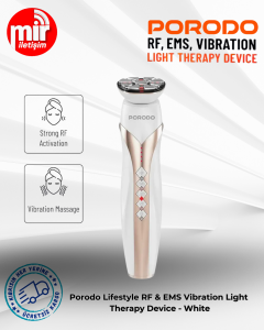 Porodo Lifestyle RF & EMS Vibration Light Therapy Device - White