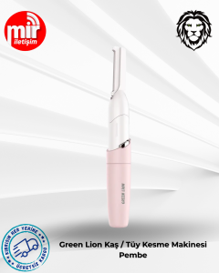 Green Lion Eyebrow Hair Trimmer - Pink