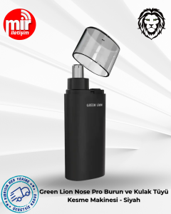 Green Lion Nose Pro Burun ve Kulak Tüyü Kesme Makinesi - Siyah