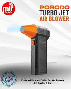 Porodo Lifestyle Turbo Jet Air Blower Air Duster & Fan - Black