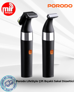 Porodo Çift Bıçaklı Sakal Tıraş Makinesi