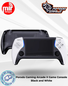 Porodo Gaming Arcade X Game Console - Black and White