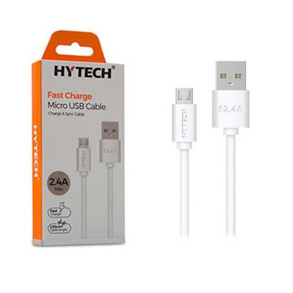 HYTECH 2M MICRO USB SARJ KABLOSU BEYAZ