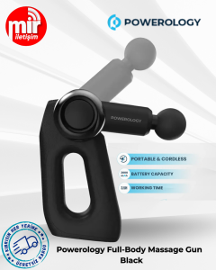 Powerology Full-Body Massage Gun - Black