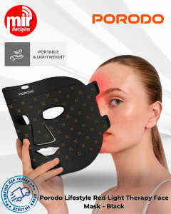 Porodo Lifestyle Red Light Therapy Face Mask - Black