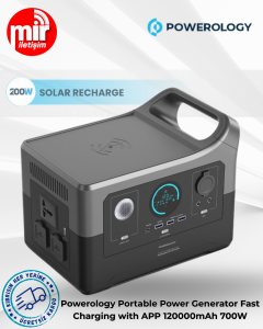 Powerology Taşınabilir Güç İstasyonu 120000mAh 700W Hızlı Şarj Destekli