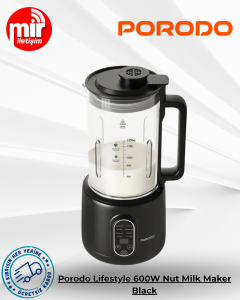 Porodo Lifestyle 600W Nut Milk Maker - Black
