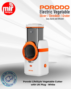 Porodo LifeStyle Vegetable Cutter with UK Plug - White