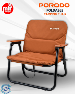Porodo Camping Foldable Chair Brown