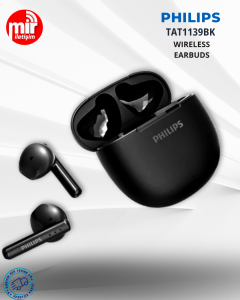 Philips TAT1139BK 1000 Series True Wireless Earbuds Black