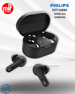 Philips TAT1108BK 1000 Series True Wireless Earbuds Black