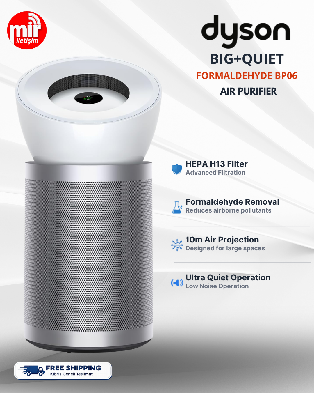 Dyson HEPA Big+Quiet Formaldehyde BP06