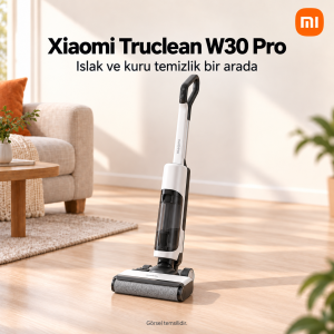 Xiaomi Truclean W30 Pro Islak Kuru Dikey Süpürge