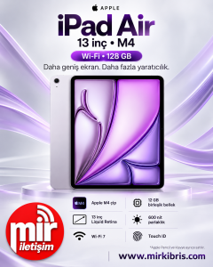 Apple iPad Air 13 inç M4 Wi-Fi (128 GB)