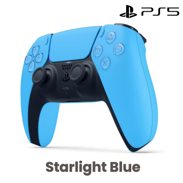 Sony Official Playstation 5 Dualsense Wireless Controller - Starlight Blue (PS5)