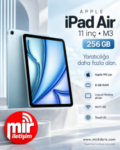 Apple iPad Air 11 İNÇ  (256 GB) M3