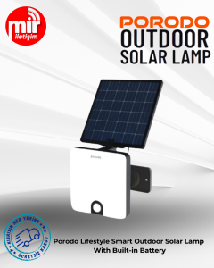 Porodo Akıllı Solar Kamp Lambası Dahili Bataryalı