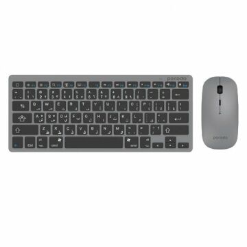 Porodo Wireless Super Slim and Portable Bluetooth Keyboard with Mouse.
