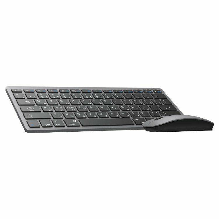 Porodo Wireless Super Slim and Portable Bluetooth Keyboard with Mouse.