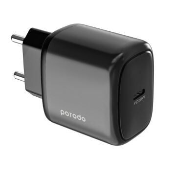 Porodo USB-C Power Delivery Quick Charger EU With USB-C USB-C Cable