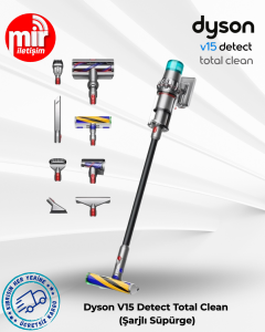 Dyson V15 Detect Total Clean (Şarjlı Süpürge)