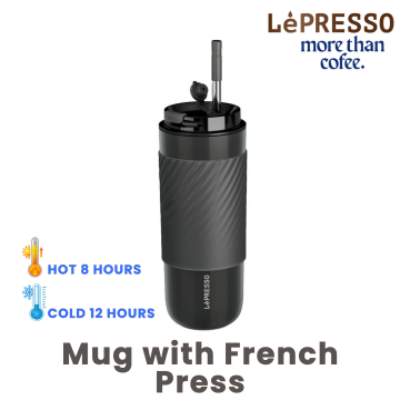 LEPRESSO THERMAL TUMBLER WİTH İNFUSİON FİLTER