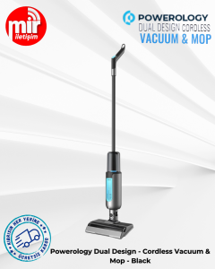 Powerology Dual Design - Cordless Vacuum & Mop - Black