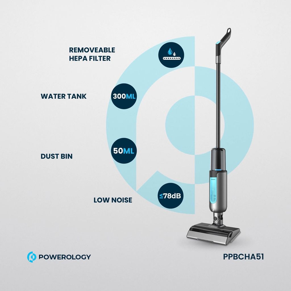 Powerology Dual Design ( Kablosuz Süpürge ve Paspas )