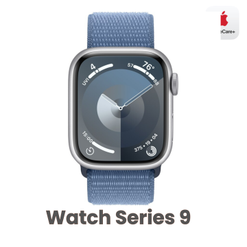 Apple Watch Series 9 Silver Aluminium 41mm - Winter Blue