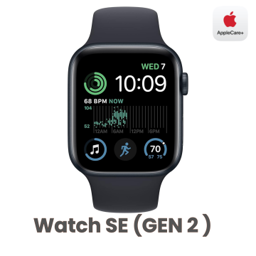 Apple Watch SE (2nd Gen) (GPS, 44mm) - Midnight Aluminium Case with Midnight Sport Band