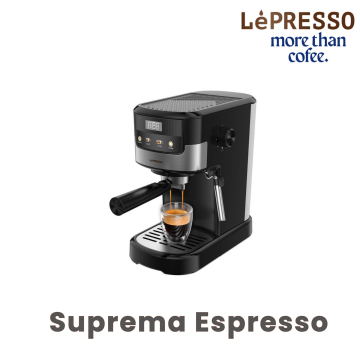 Lepresso Suprema Espresso Machine - Black