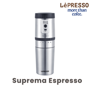 LePresso Portable Mug Burr Grinder Coffee Maker