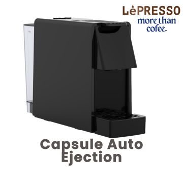 Lepresso Coffee Maker With Capsule Auto Ejection System - Black